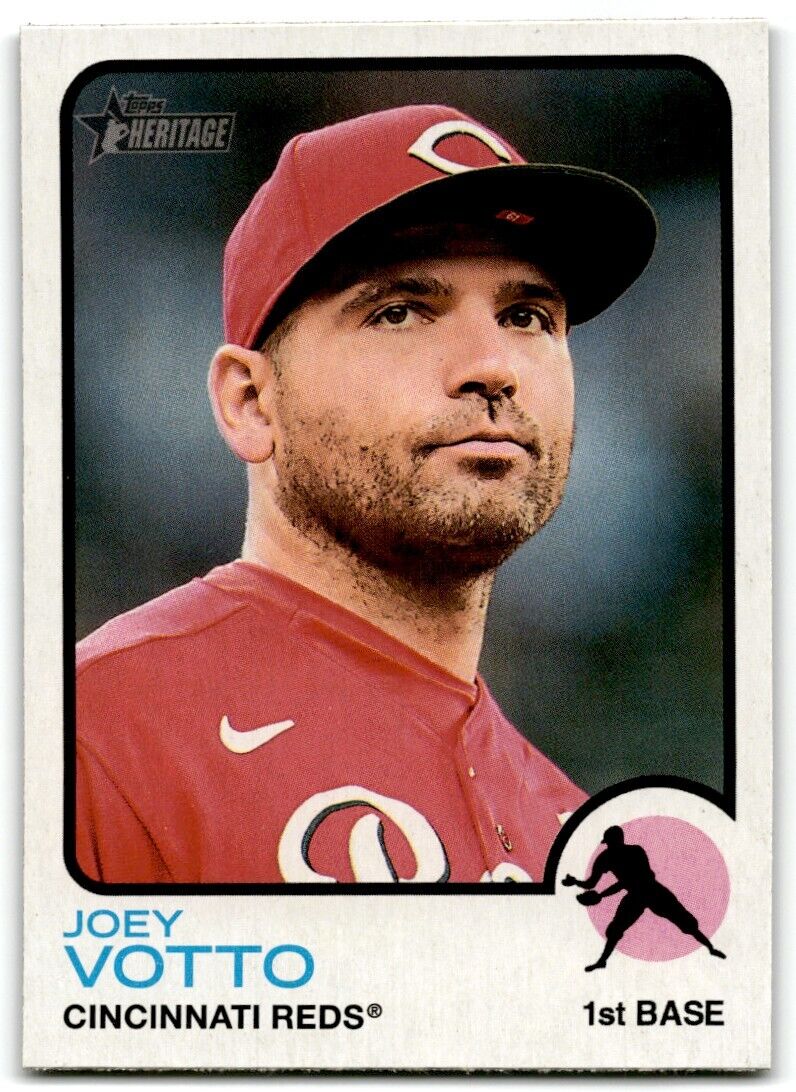 2022 Topps Heritage Joey Votto Cincinnati Reds #52