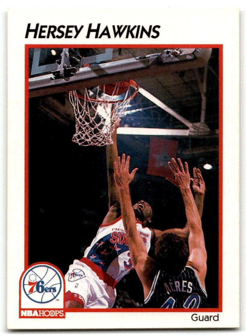 1991-92 Hoops McDonald's Hersey Hawkins Philadelphia 76ers #31