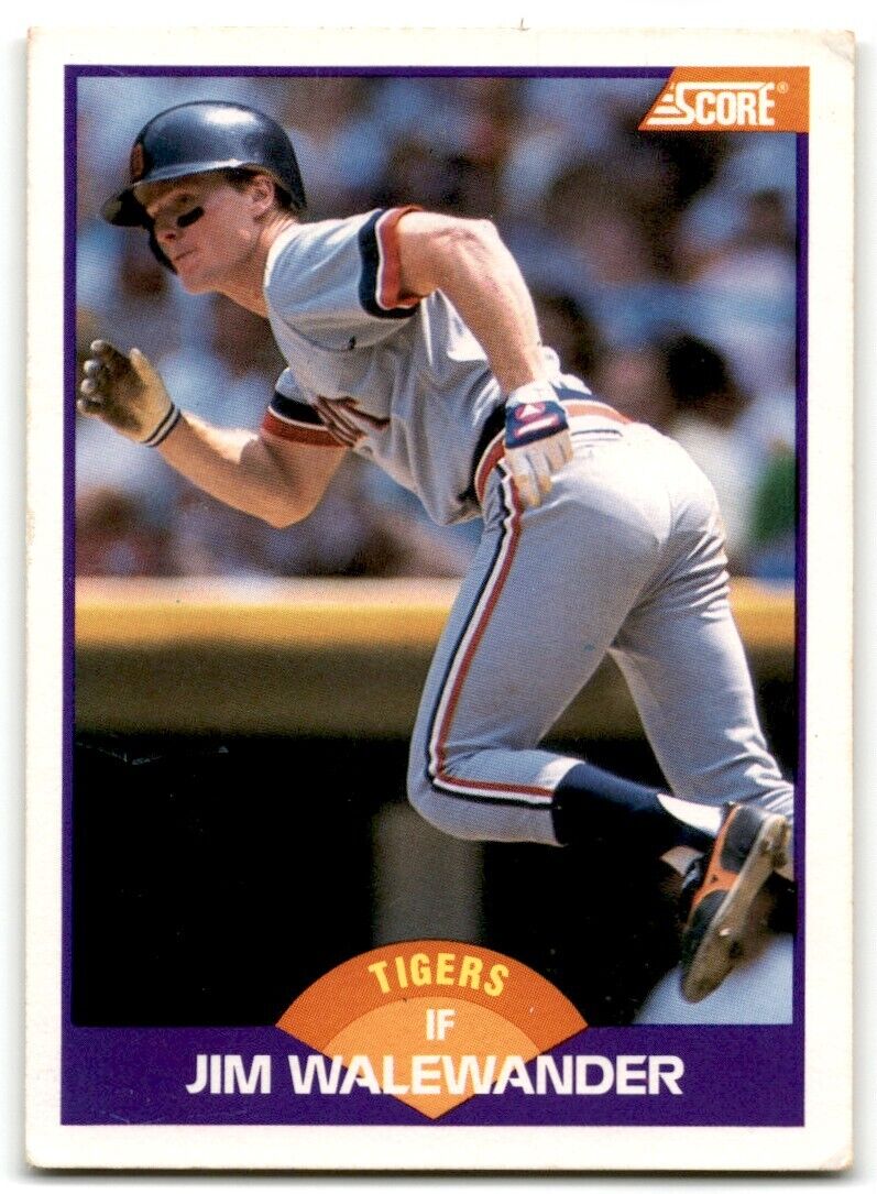 1989 Score Jim Walewander Detroit Tigers #311