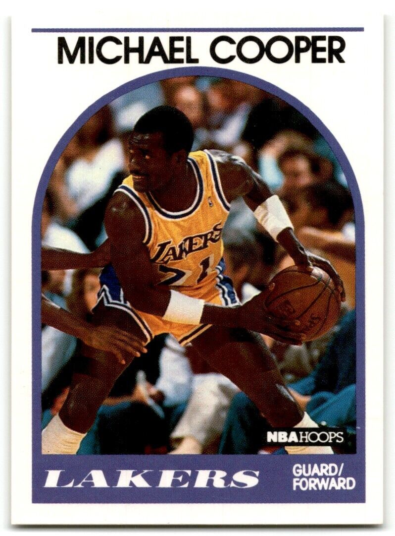 1989-90 Hoops Michael Cooper Los Angeles Lakers #187