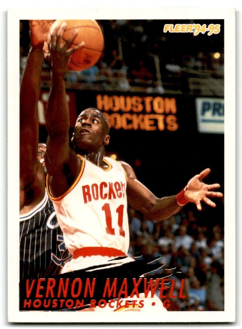 1994-95 Fleer Vernon Maxwell Houston Rockets #84