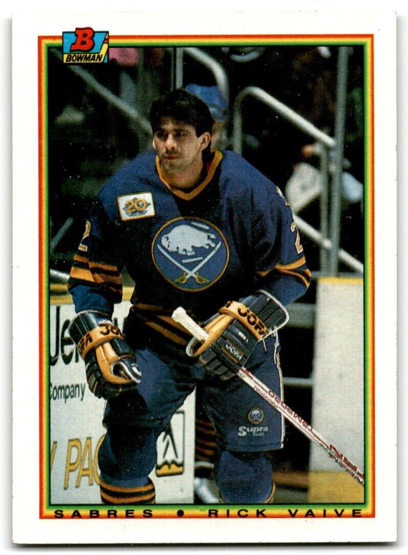 1990-91 Bowman Rick Vaive Buffalo Sabres #250