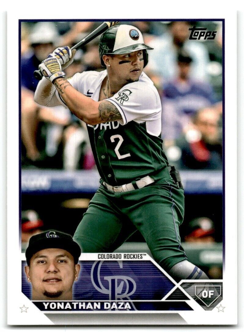 2023 Topps Yonathan Daza Colorado Rockies #122