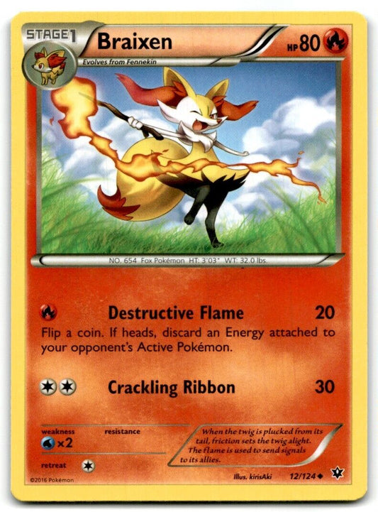 2016 XY - Fates Collide Braixen Stage 1/Uncommon #12