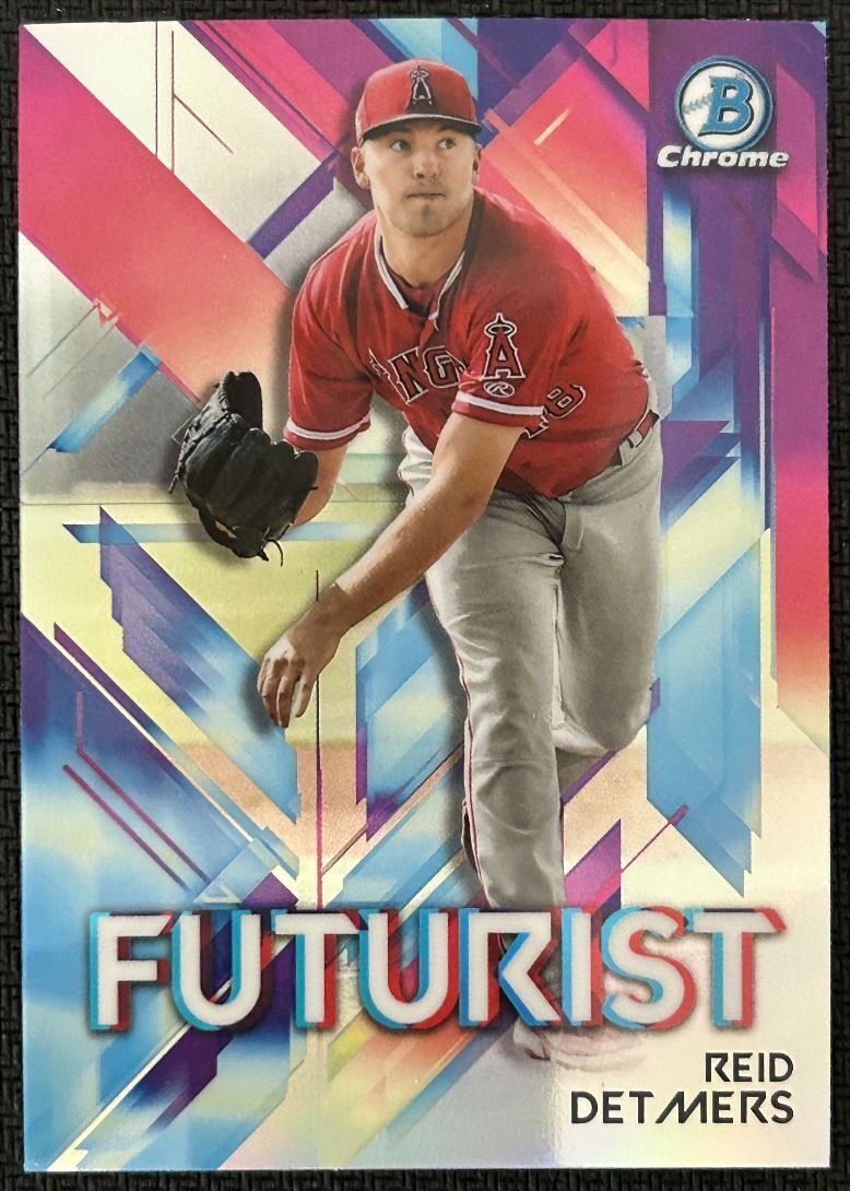 2021 Bowman Futurist Reid Detmers Los Angeles Angels #FUT-RD