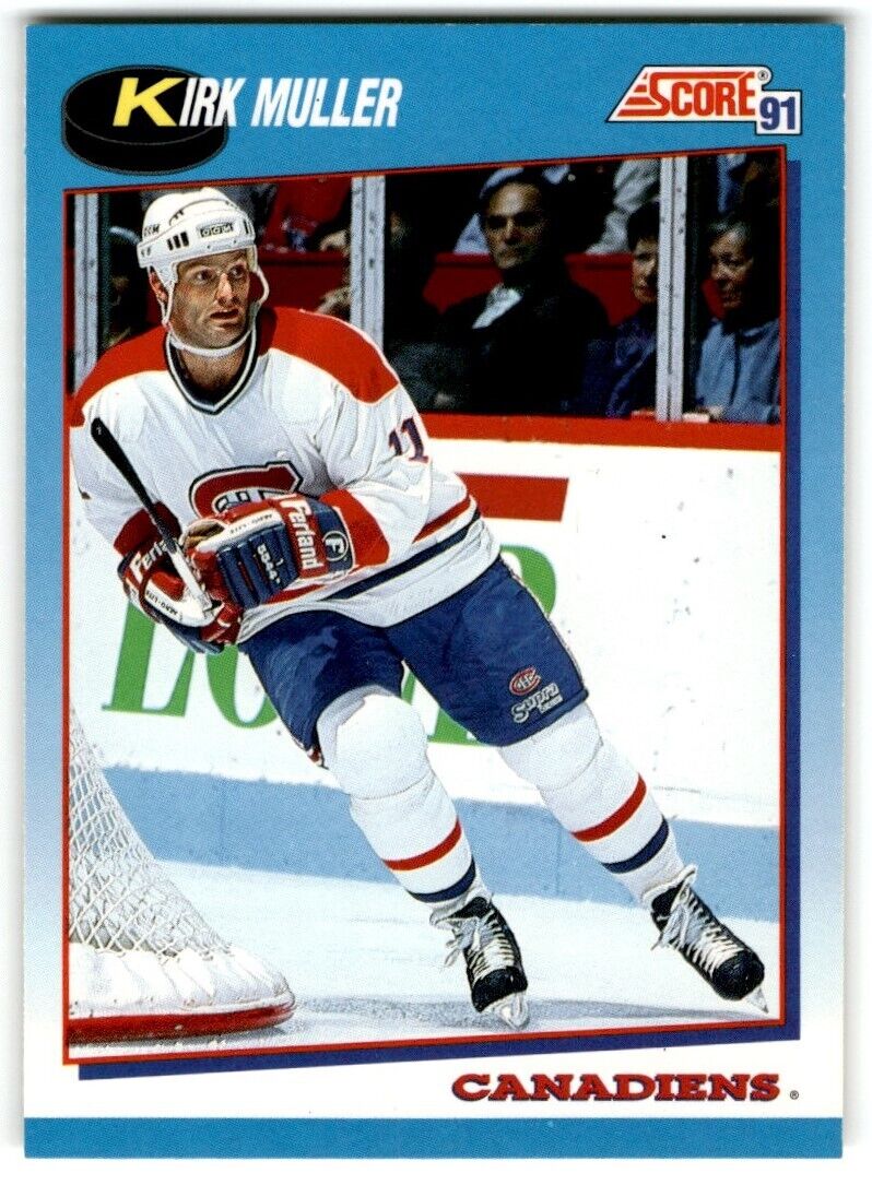 1991-92 Score Canadian Bilingual Kirk Muller Montreal Canadiens #614