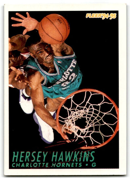 1994-95 Fleer European Hersey Hawkins Charlotte Hornets #24