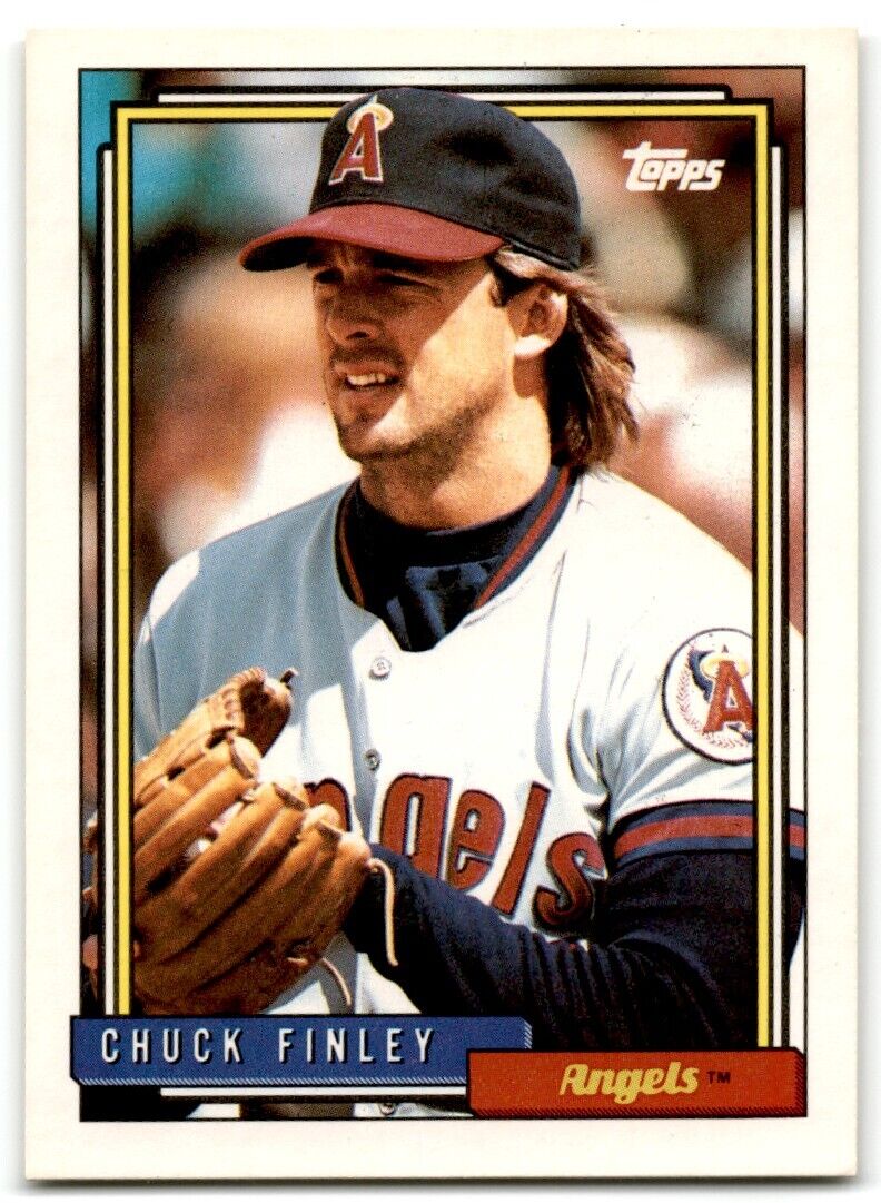 1992 Topps Chuck Finley California Angels #247