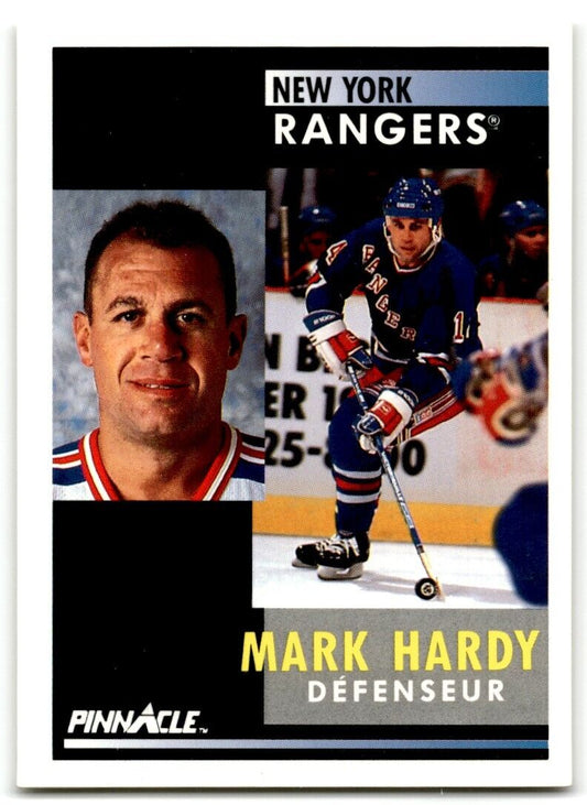 1991-92 Pinnacle Mark Hardy New York Rangers #420