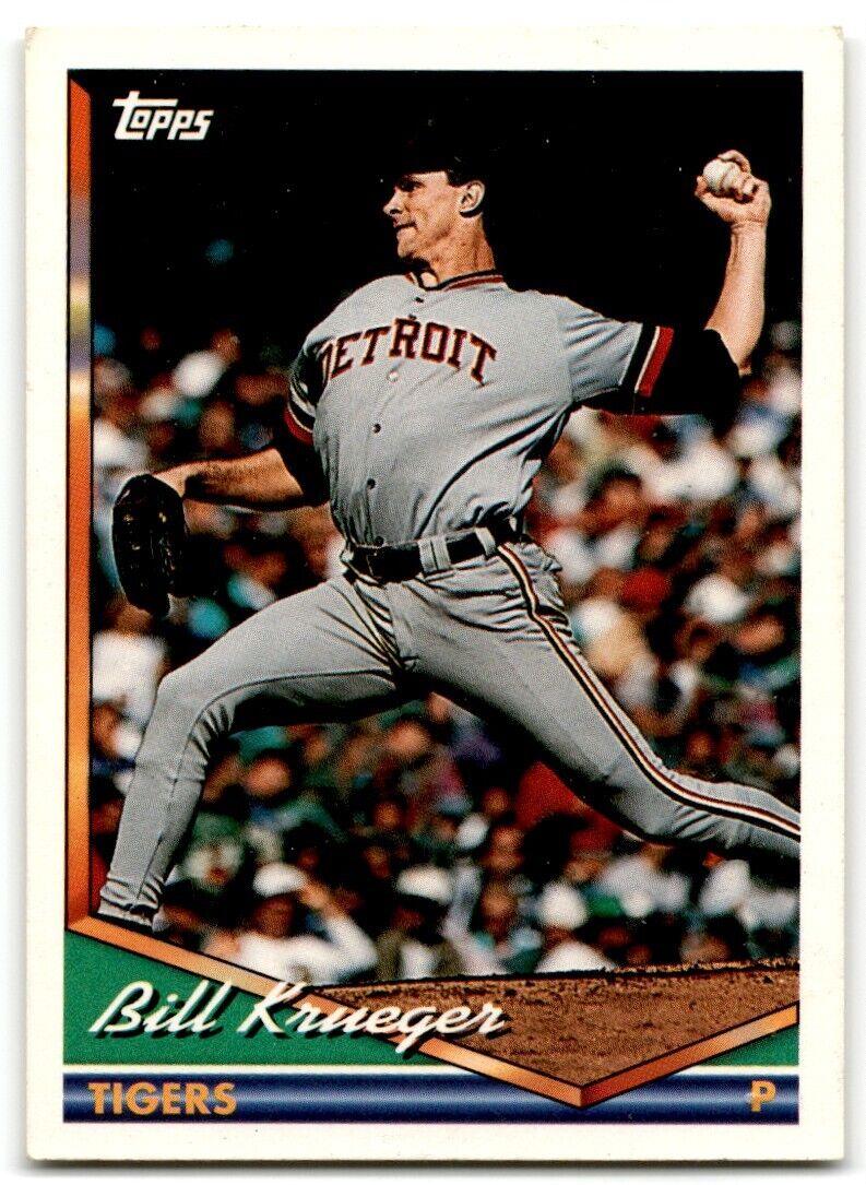 1994 Topps Bill Krueger Detroit Tigers #552