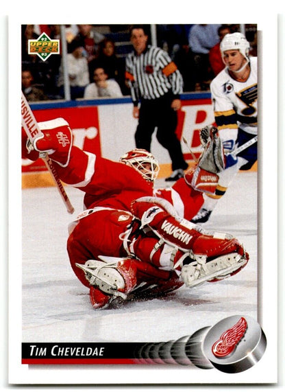 1992-93 Upper Deck Tim Cheveldae Detroit Red Wings #197