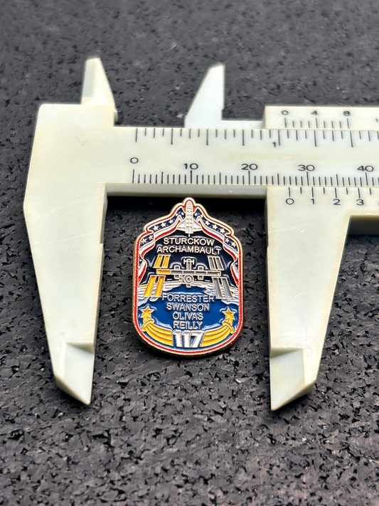 NASA Space Shuttle STS-117 Mission pin