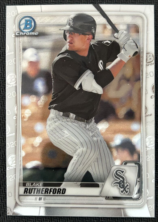 2020 Bowman Chrome Prospects Blake Rutherford Chicago White Sox #BCP-13