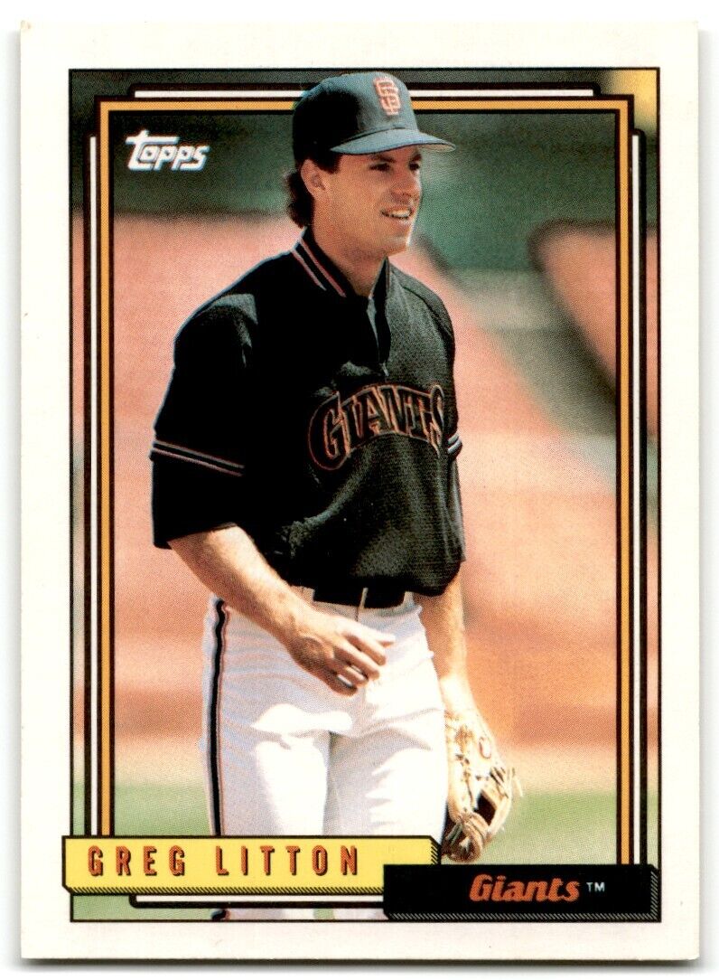 1992 Topps Greg Litton San Francisco Giants #238