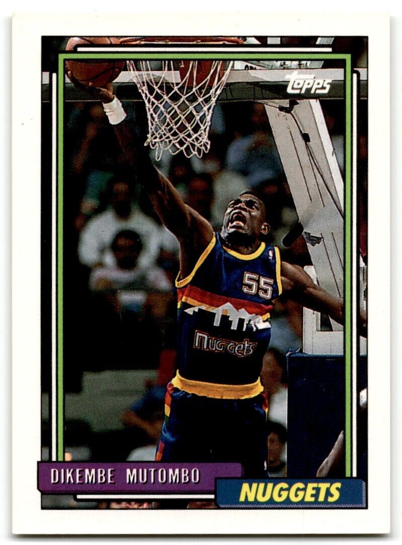 1992-93 Topps Dikembe Mutombo Denver Nuggets #281