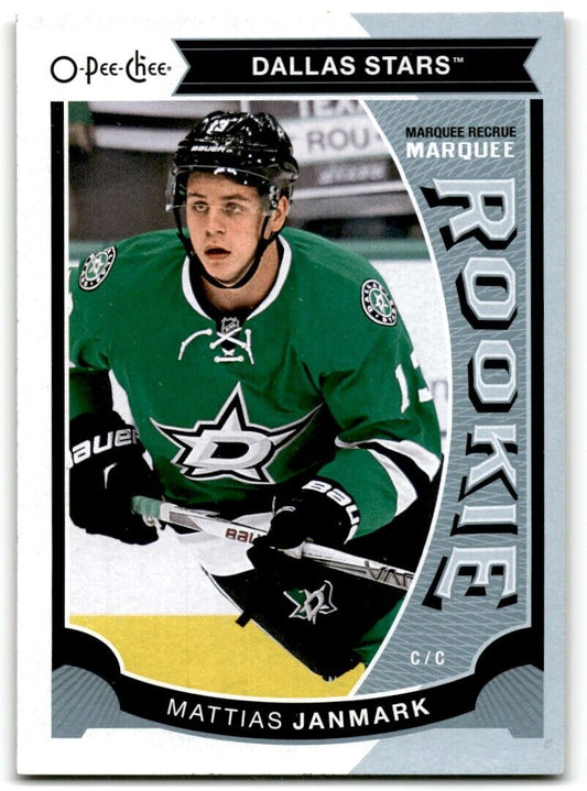 2015-16 O-Pee-Chee Markee Rookies Mattias Janmark Rookie Dallas Stars #U30