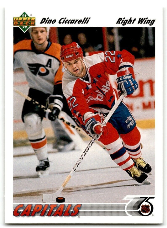 1991-92 Upper Deck Dino Ciccarelli Washington Capitals #276