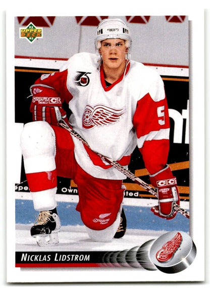 1992-93 Upper Deck Nicklas Lidstrom Detroit Red Wings #178