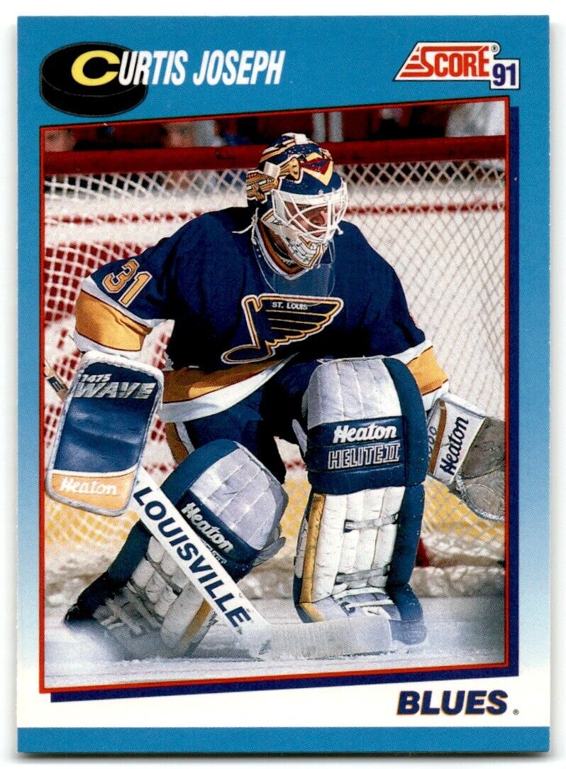 1991-92 Score Canadian Bilingual Curtis Joseph St. Louis Blues #516