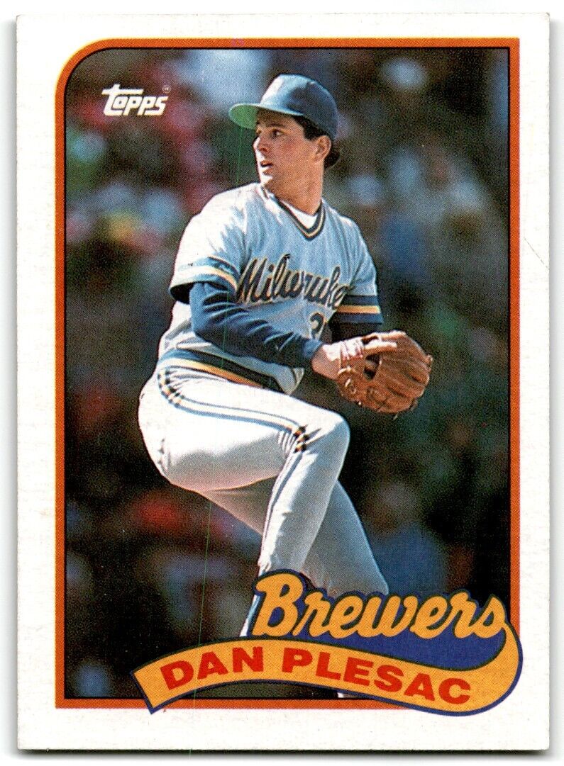 1989 Topps Dan Plesac Milwaukee Brewers #740