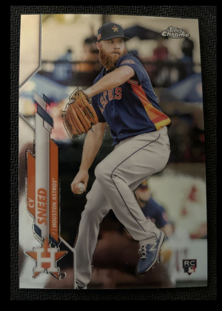 2020 Topps Chrome Update Cy Sneed Rookie Houston Astros #U-50