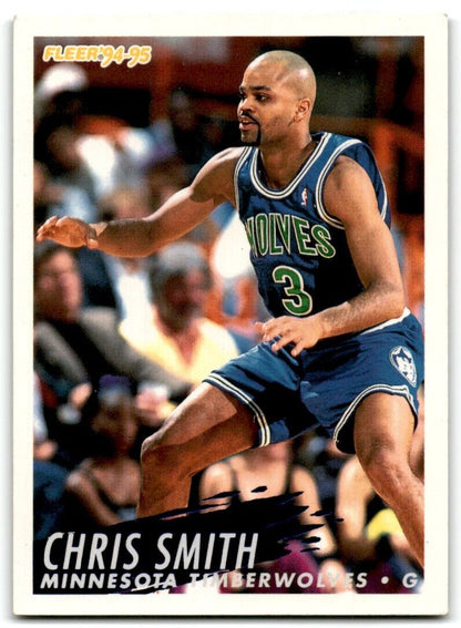 1994-95 Fleer Chris Smith Minnesota Timberwolves #136