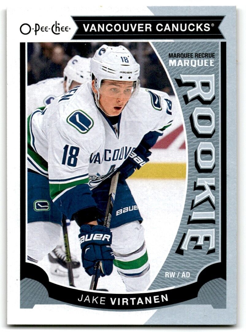 2015-16 Upper Deck O-Pee-Chee Update Jake Virtanen Rookie Vancouver Canucks #U16