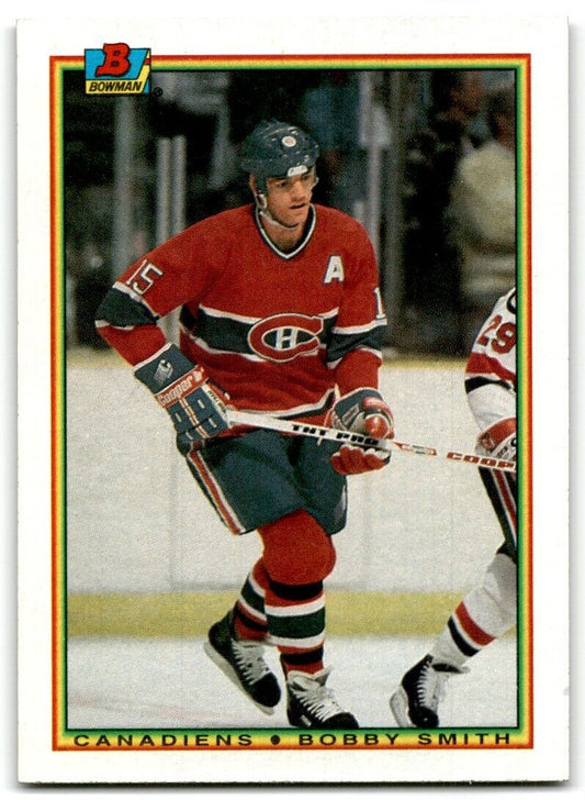 1990-91 Bowman Bobby Smith Montreal Canadiens #51