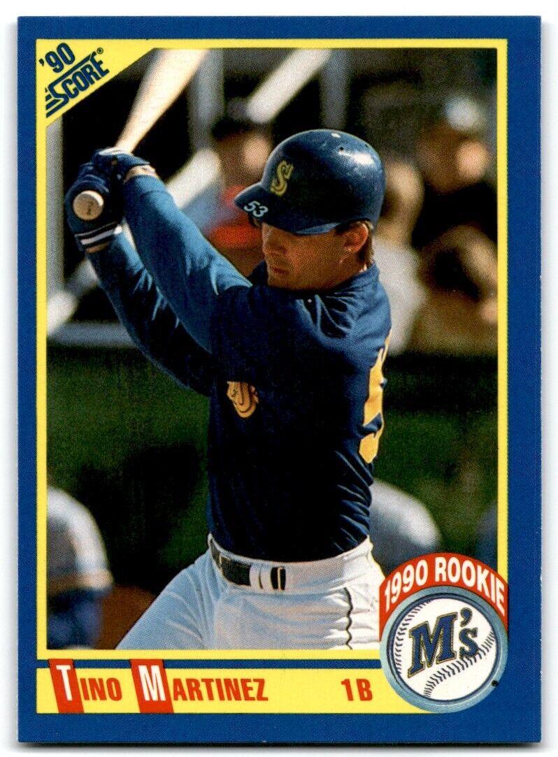 1990 Score Tino Martinez Seattle Mariners #596