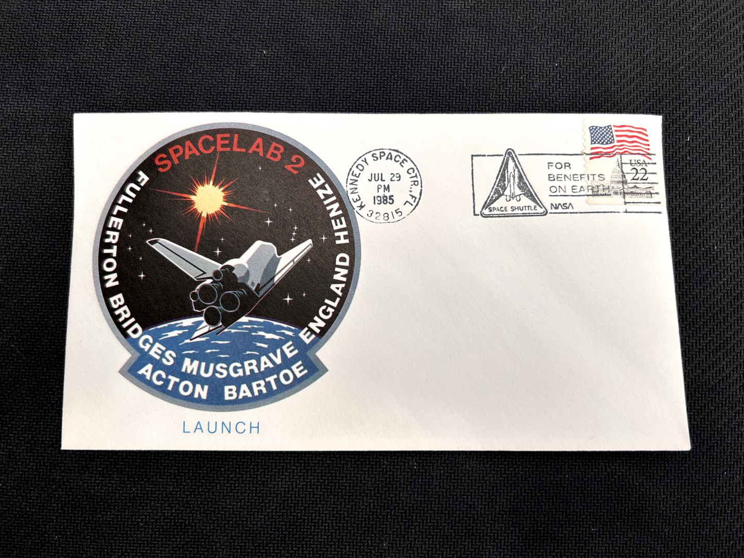 NASA Space Shuttle STS-51-F cover