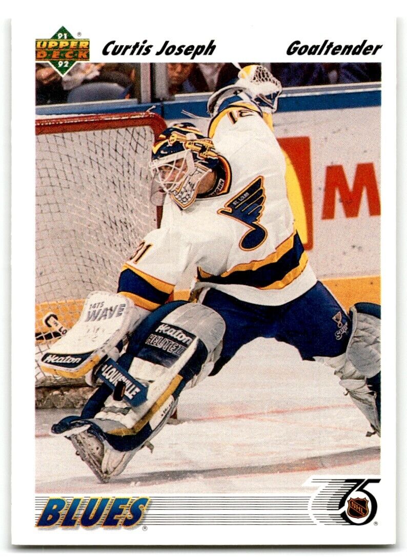 1991-92 Upper Deck Curtis Joseph St. Louis Blues #139