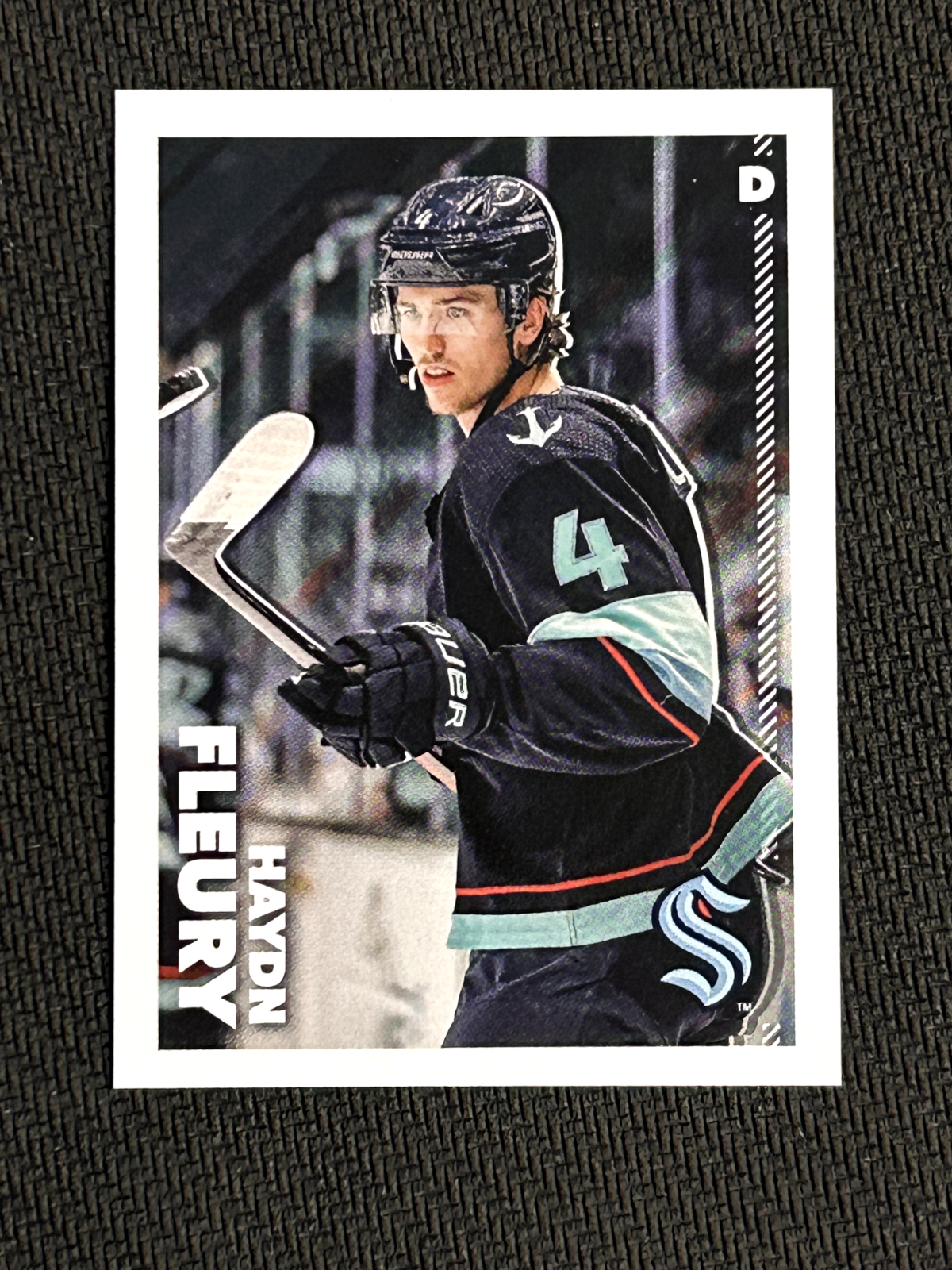 2022-23 Topps NHL Stickers #423 Haydn Fleury Seattle Kraken