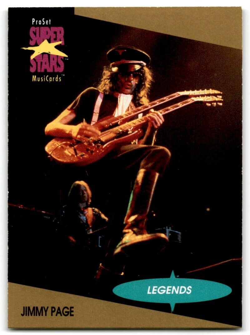 1991-92 ProSet Super Stars MusiCard Jimmy Page #18