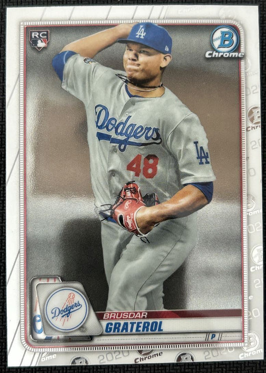 2020 Bowman Chrome Brusdar Graterol Rookie Los Angeles Dodgers #5