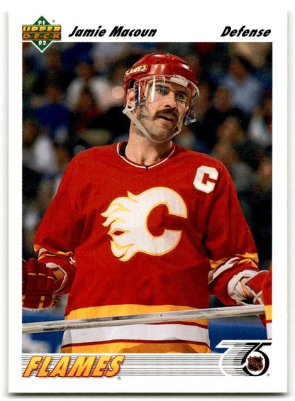 1991-92 Upper Deck Jamie Macoun Calgary Flames #412