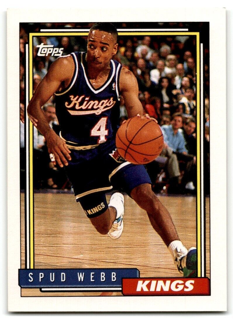 1992-93 Topps Spud Webb Sacramento Kings #63