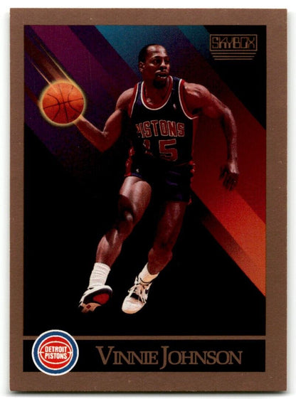 1990-91 SkyBox Vinnie Johnson Detroit Pistons #89