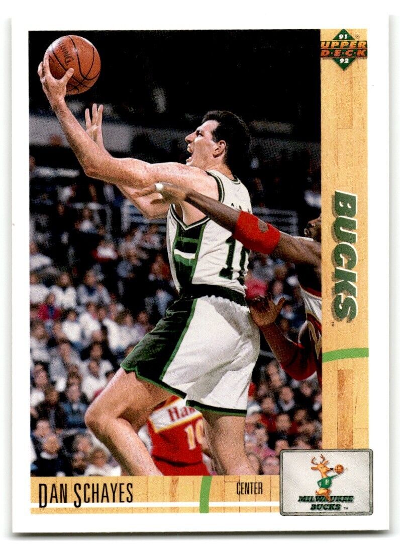 1991-92 Upper Deck Dan Schayes Milwaukee Bucks #348