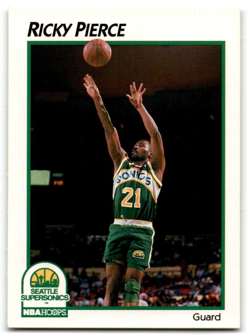 1991-92 Hoops McDonald's Ricky Pierce Seattle SuperSonics #43