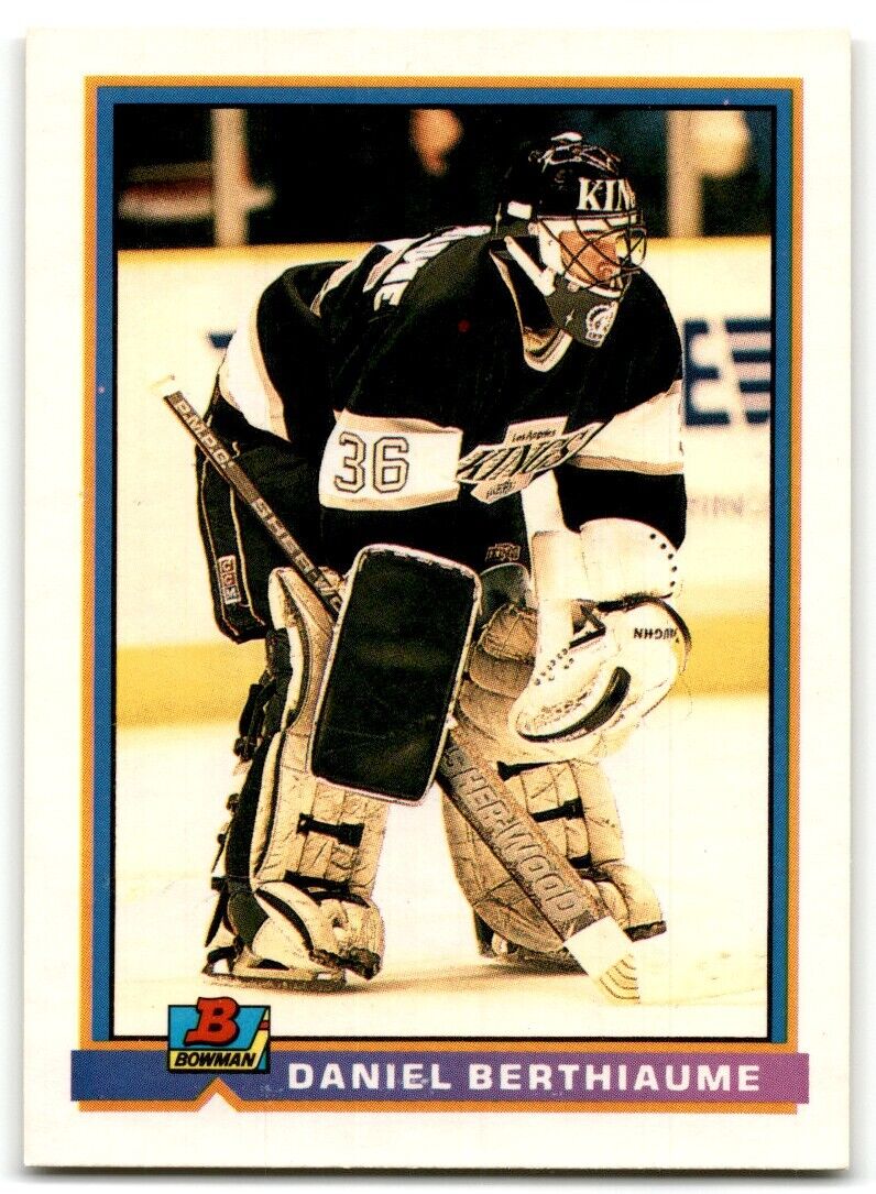 1991-92 Bowman Daniel Berthiaume Los Angeles Kings #190