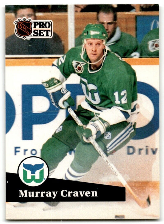 1991-92 Pro Set Murray Craven Hartford Whalers #393