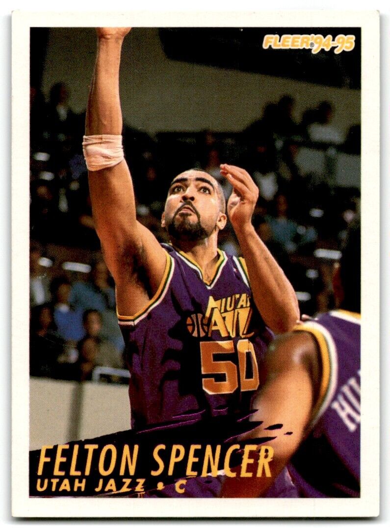 1994-95 Fleer Felton Spencer Utah Jazz #226