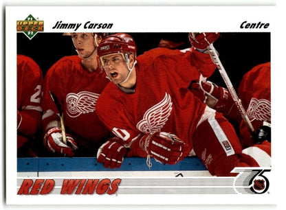 1991-92 Upper Deck Jimmy Carson Detroit Red Wings #161