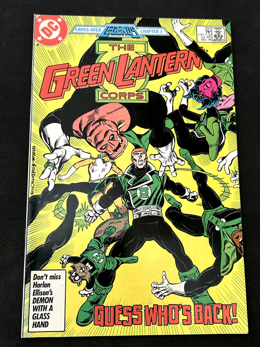 The Green Lantern Corps #207 DC Comics Dec 1986