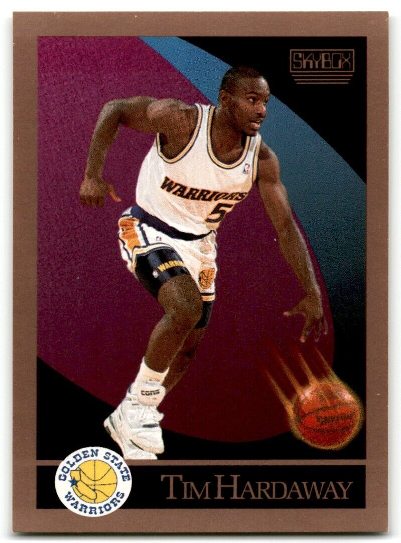 1990-91 SkyBox Tim Hardaway Rookie Golden State Warriors #95