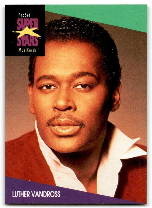 1991-92 ProSet Super Stars MusiCard Luther Vandross #140