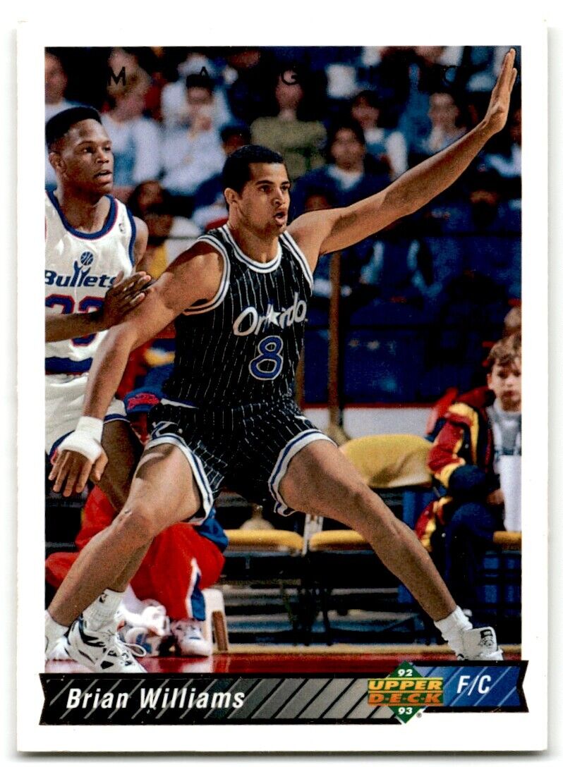 1992-93 Upper Deck Brian Williams Orlando Magic #111