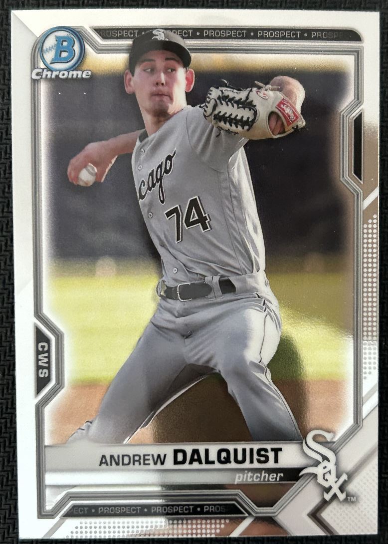 2021 Bowman Chrome Prospects Andrew Dalquist Chicago White Sox #BCP-64