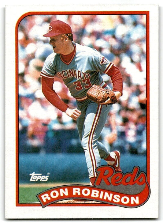 1989 Topps Ron Robinson Cincinnati Reds #16