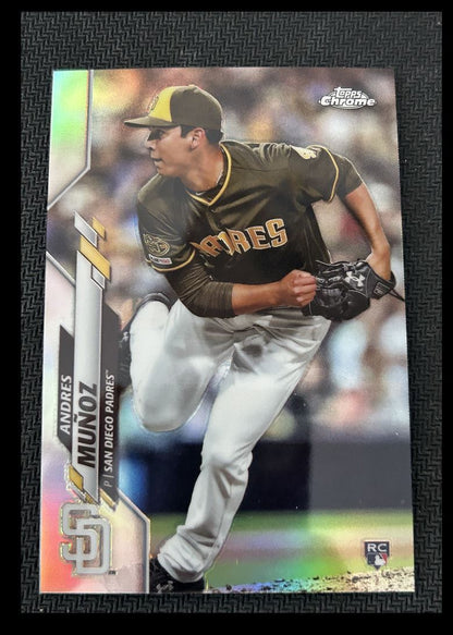 2020 Topps Chrome Andres Muñoz Rookie San Diego Padres #149